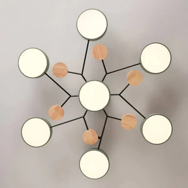 Scandinavian Branched LED Chandelier for Modern Home Lighting