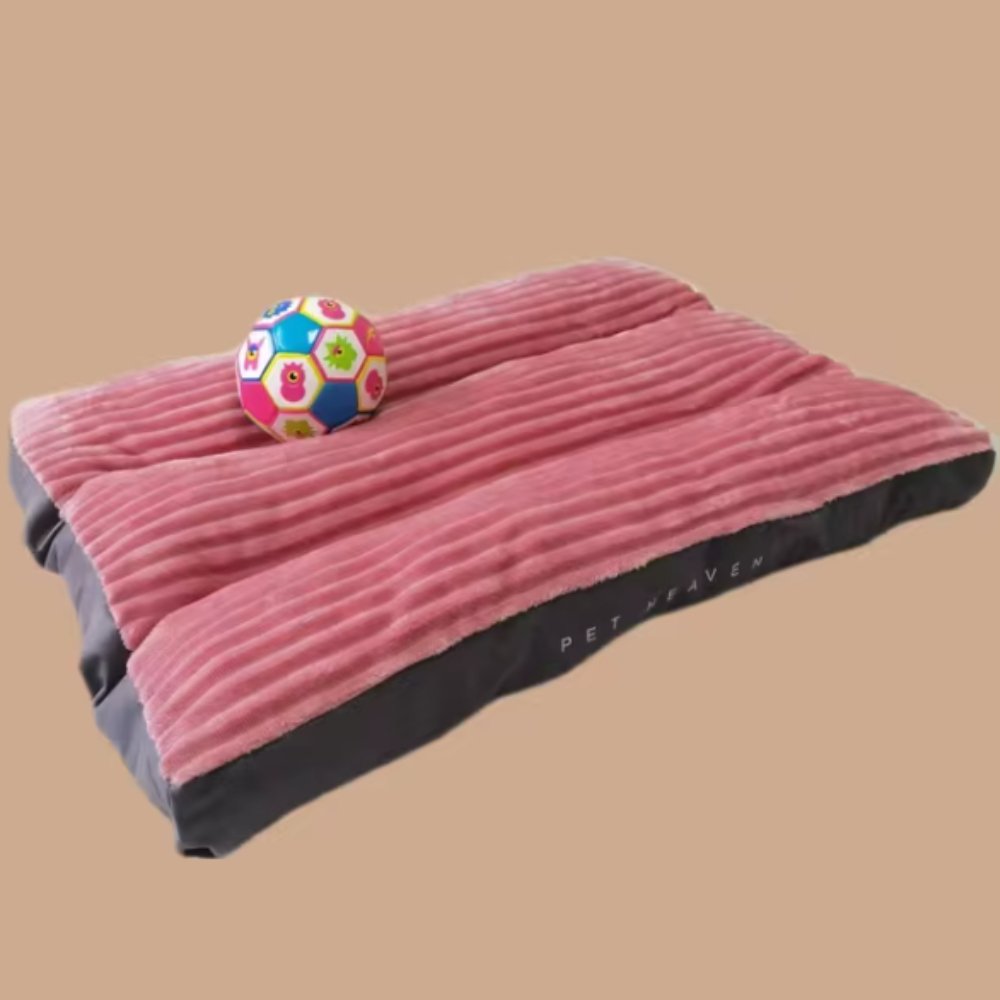 Oversized Corduroy Dog Bed for XL Dogs | Orthopedic Washable Pet Lounger