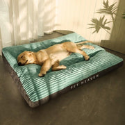Oversized Corduroy Dog Bed for XL Dogs | Orthopedic Washable Pet Lounger