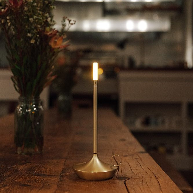 Rechargeable Cordless LED Table Lamp with Dimmable Candlelight USB-C
