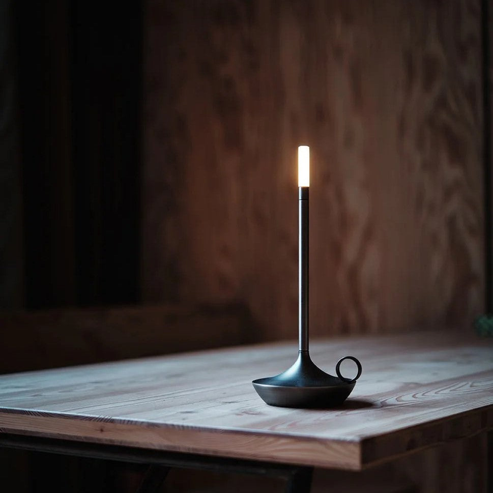 Rechargeable Cordless LED Table Lamp with Dimmable Candlelight USB-C