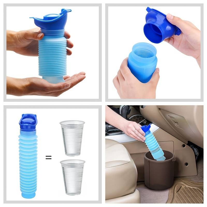 Telescopic Portable Urinal | Mobile Emergency Toilet for Car Travel (750ml)
