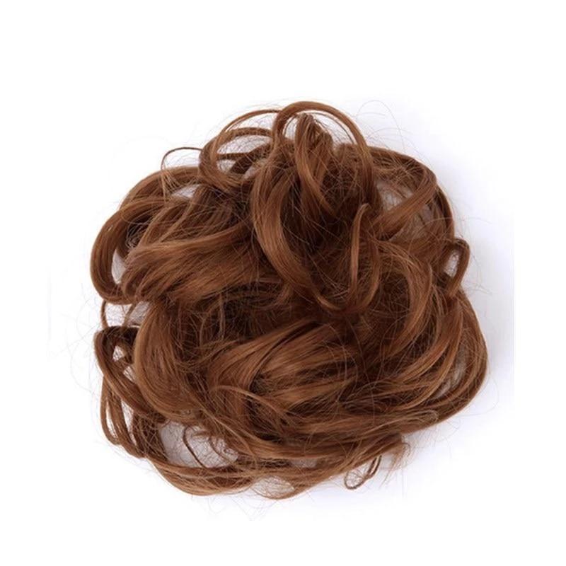 Effortless Messy Bun Hair Scrunchie – Voluminous Instant Updo Hairpiece in Natural Shades for Easy Everyday Styling