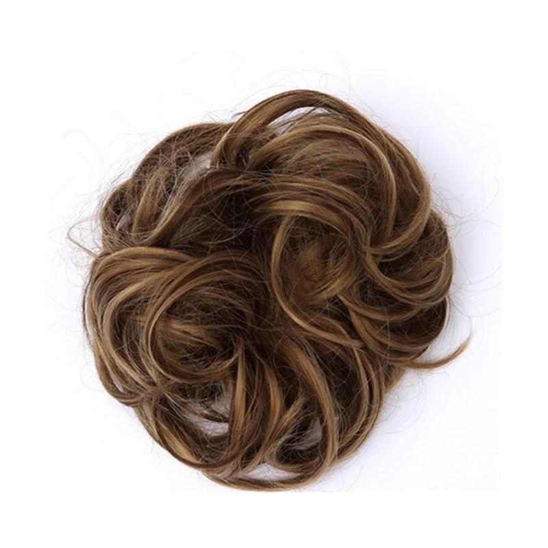 Effortless Messy Bun Hair Scrunchie – Voluminous Instant Updo Hairpiece in Natural Shades for Easy Everyday Styling