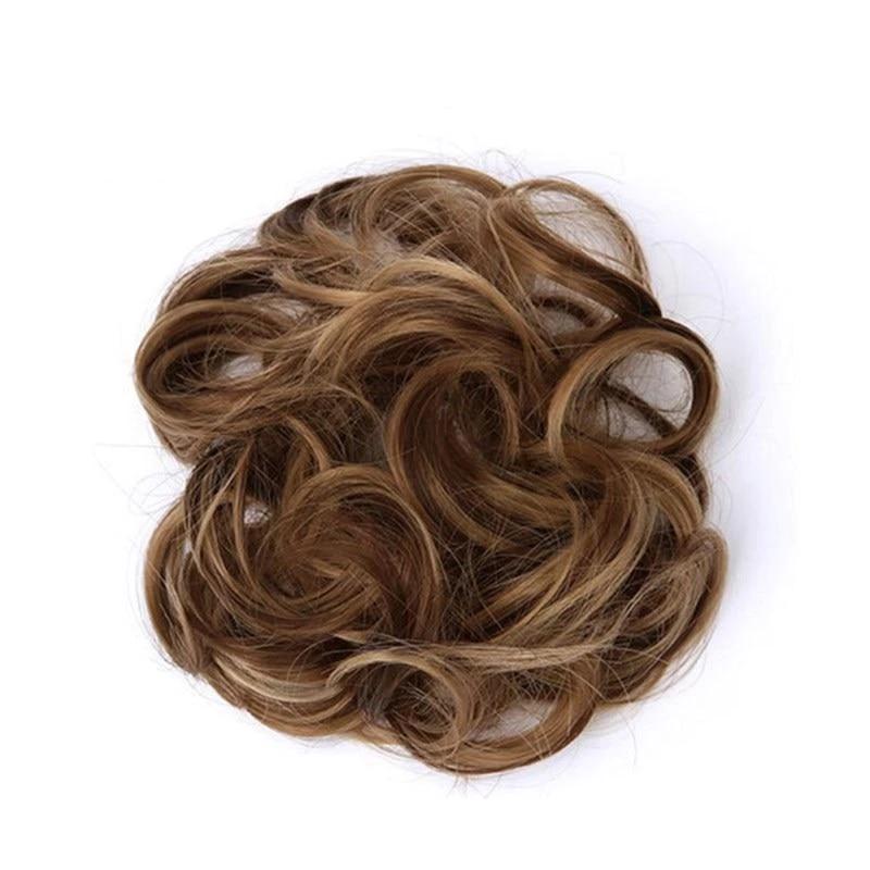 Effortless Messy Bun Hair Scrunchie – Voluminous Instant Updo Hairpiece in Natural Shades for Easy Everyday Styling