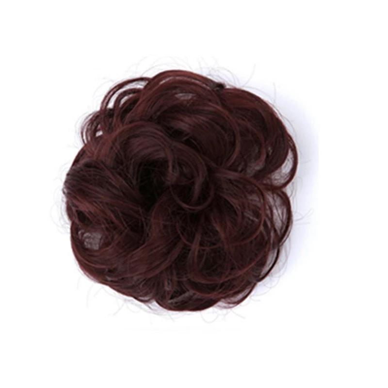 Effortless Messy Bun Hair Scrunchie – Voluminous Instant Updo Hairpiece in Natural Shades for Easy Everyday Styling
