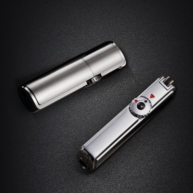 Windproof Triple Jet Torch Lighter | Butane Refillable Cigar Flame Lighter