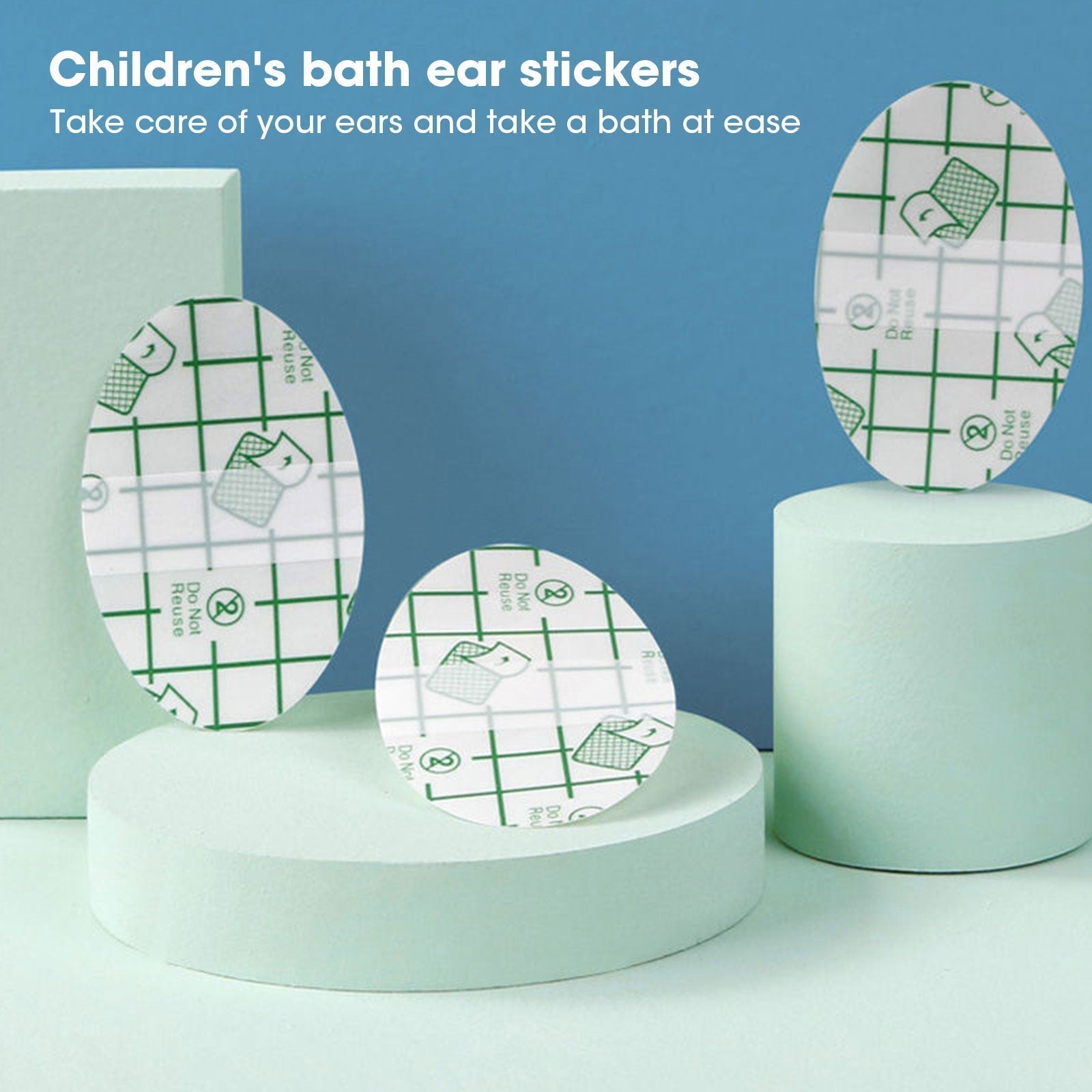 Disposable Waterproof Ear Protection Stickers for Swimming and Shower