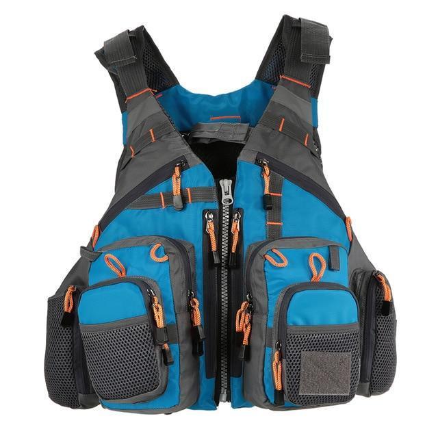 Fishing Life Vest PFD | 11-Pocket Angler & Kayak Tackle Jacket