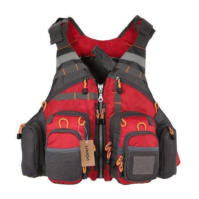 Fishing Life Vest PFD | 11-Pocket Angler & Kayak Tackle Jacket