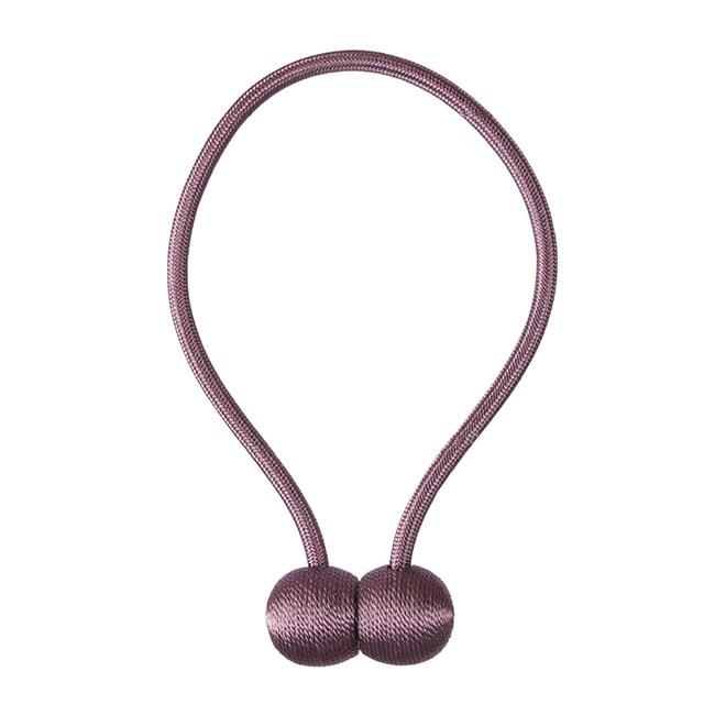 Magnetic Curtain Tie Backs | Decorative Drape Holdbacks | No-Drill Window Accessory