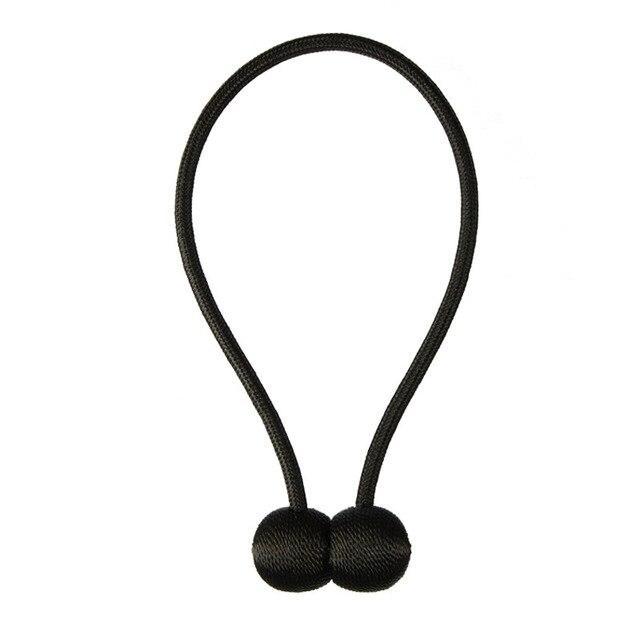 Magnetic Curtain Tie Backs | Decorative Drape Holdbacks | No-Drill Window Accessory