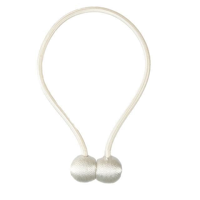 Magnetic Curtain Tie Backs | Decorative Drape Holdbacks | No-Drill Window Accessory