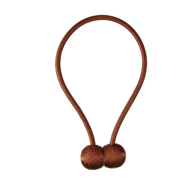 Magnetic Curtain Tie Backs | Decorative Drape Holdbacks | No-Drill Window Accessory