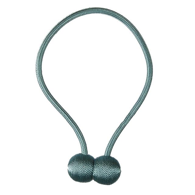 Magnetic Curtain Tie Backs | Decorative Drape Holdbacks | No-Drill Window Accessory