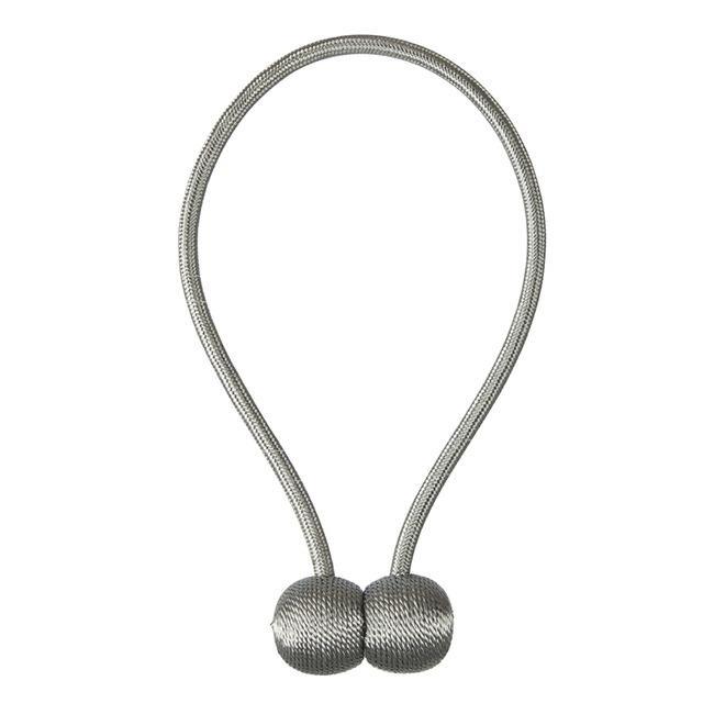 Magnetic Curtain Tie Backs | Decorative Drape Holdbacks | No-Drill Window Accessory