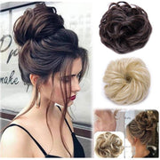 Effortless Messy Bun Hair Scrunchie – Voluminous Instant Updo Hairpiece in Natural Shades for Easy Everyday Styling