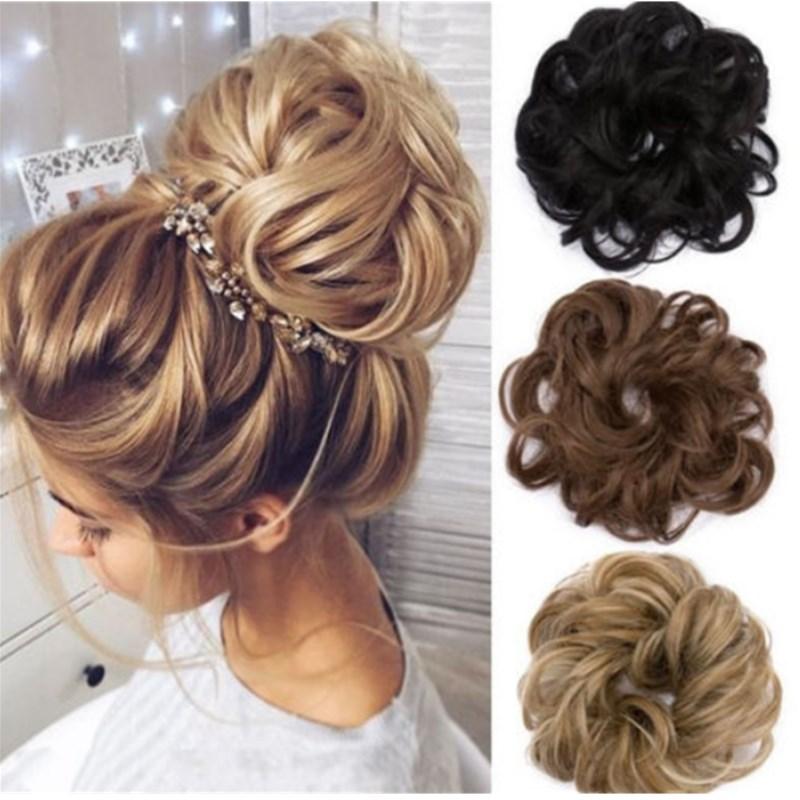 Effortless Messy Bun Hair Scrunchie – Voluminous Instant Updo Hairpiece in Natural Shades for Easy Everyday Styling