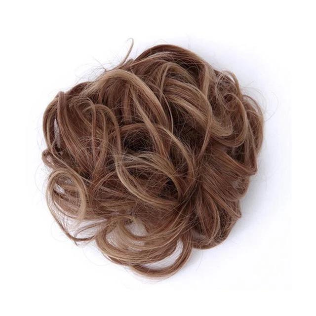 Effortless Messy Bun Hair Scrunchie – Voluminous Instant Updo Hairpiece in Natural Shades for Easy Everyday Styling