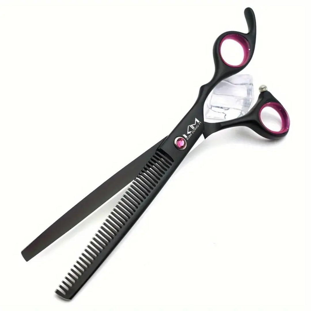 Professional Dog Grooming Scissors Set | Stainless Steel Pet Shears & Thinning Kit