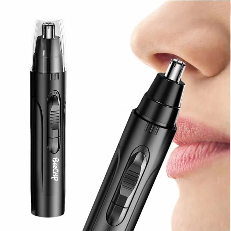 Unisex Rechargeable Electric Nose & Ear Trimmer | Wet/Dry Grooming Tool