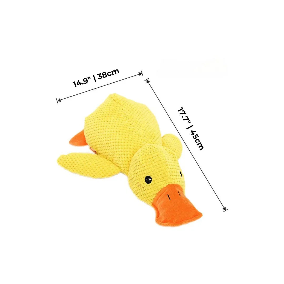 Calming Duck Dog Toy, Anti-Anxiety Plush Pet Comfort