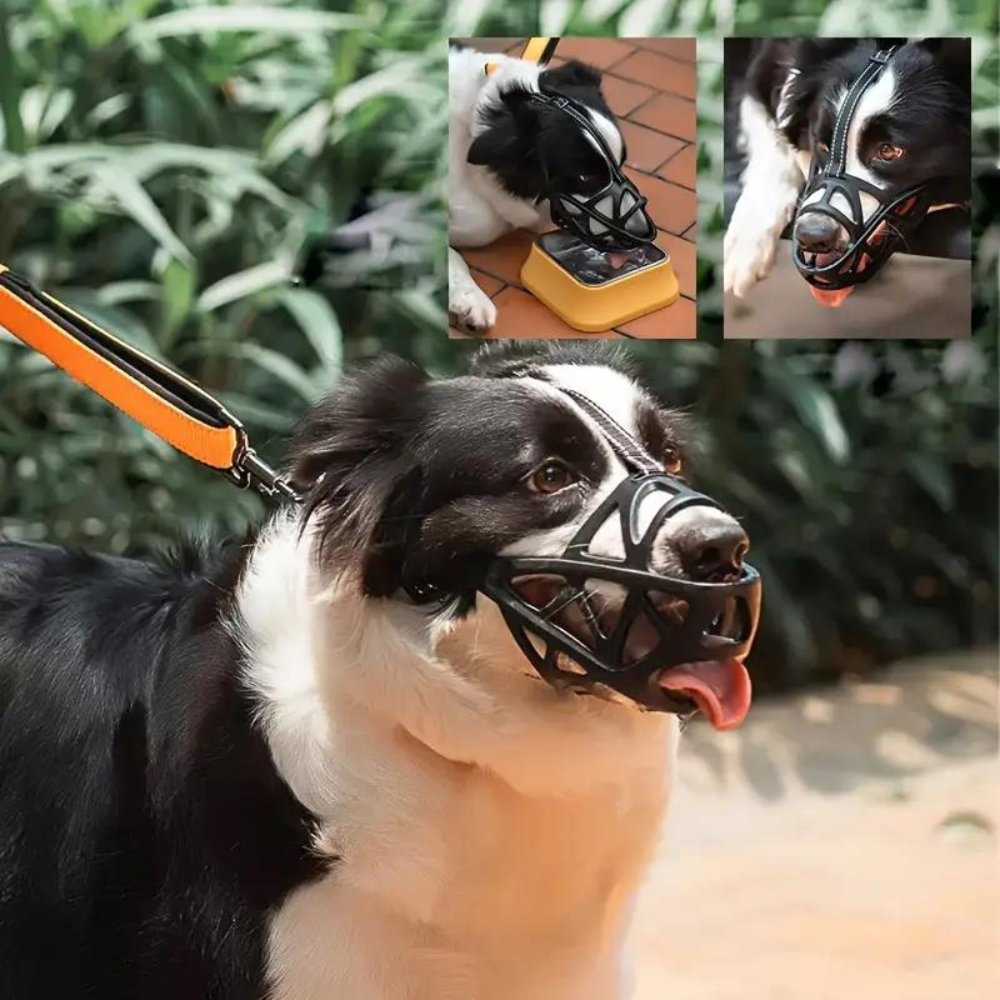 Adjustable Dog Muzzle | Anti-Bite & Anti-Bark Basket Guard