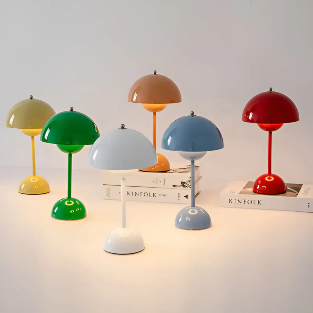 Scandinavian Bedside Table Lamp | Minimalist Nordic Desk Light