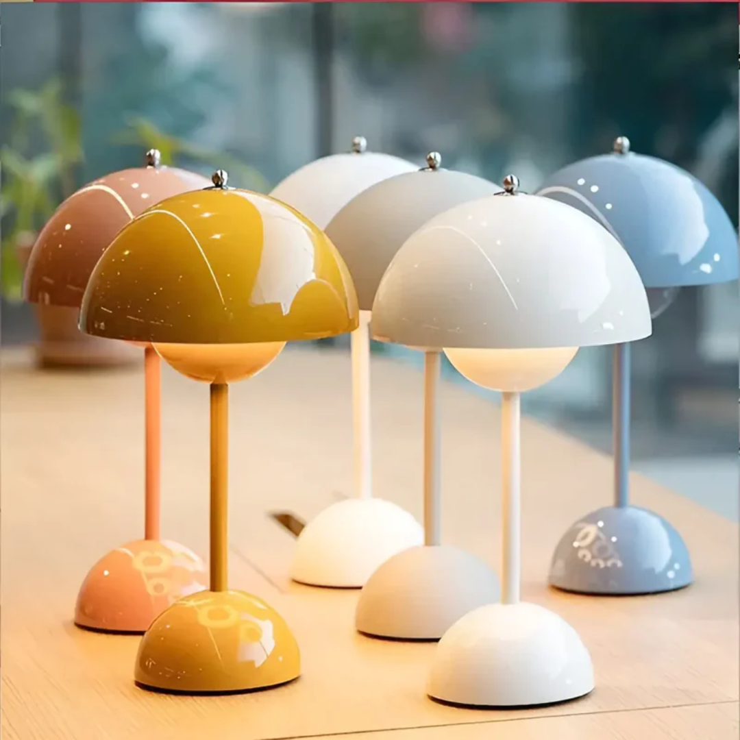 Scandinavian Bedside Table Lamp | Minimalist Nordic Desk Light