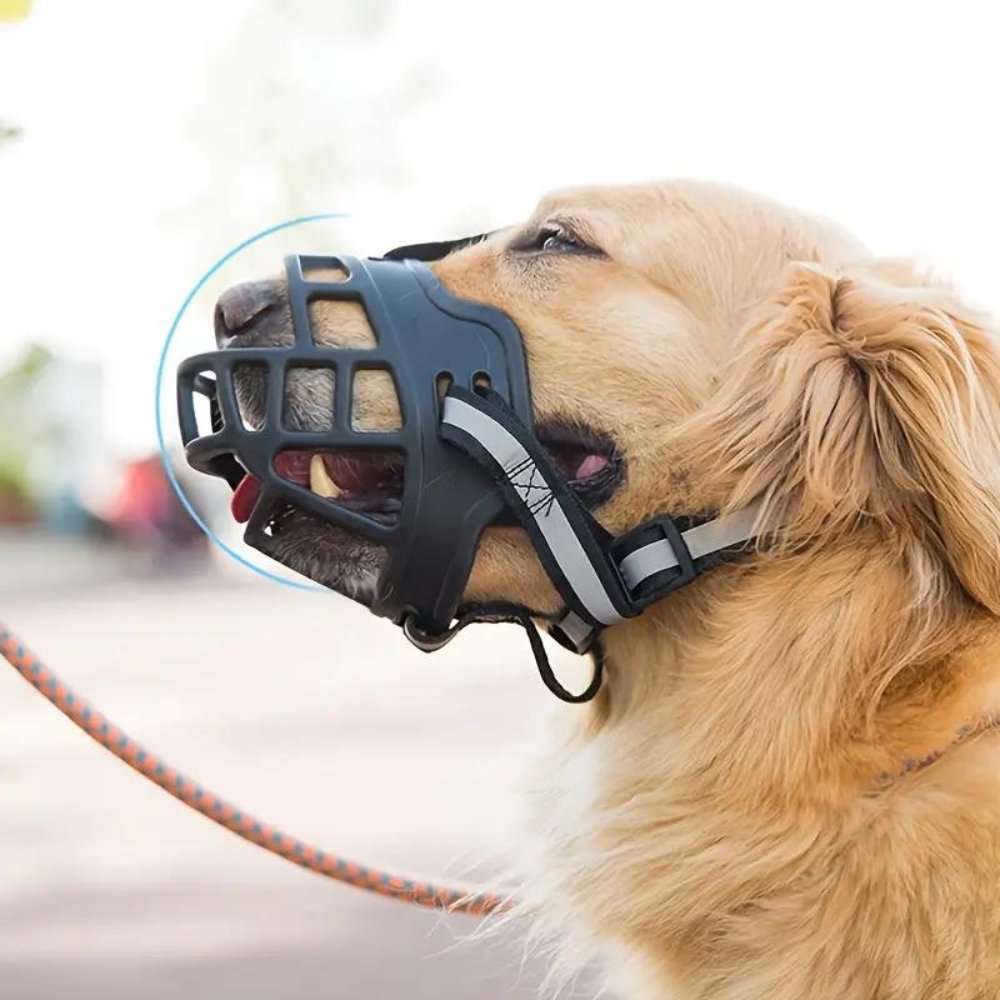 Adjustable Dog Muzzle | Anti-Bite Basket Muzzle for Training