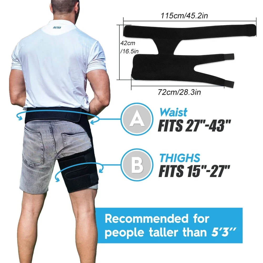 Orthopedic Hip Support Brace | Sciatica & Groin Compression Wrap
