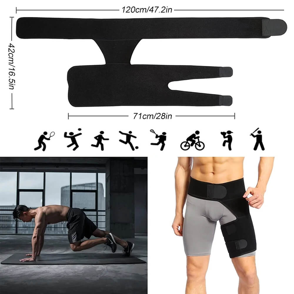Orthopedic Hip Support Brace | Sciatica & Groin Compression Wrap