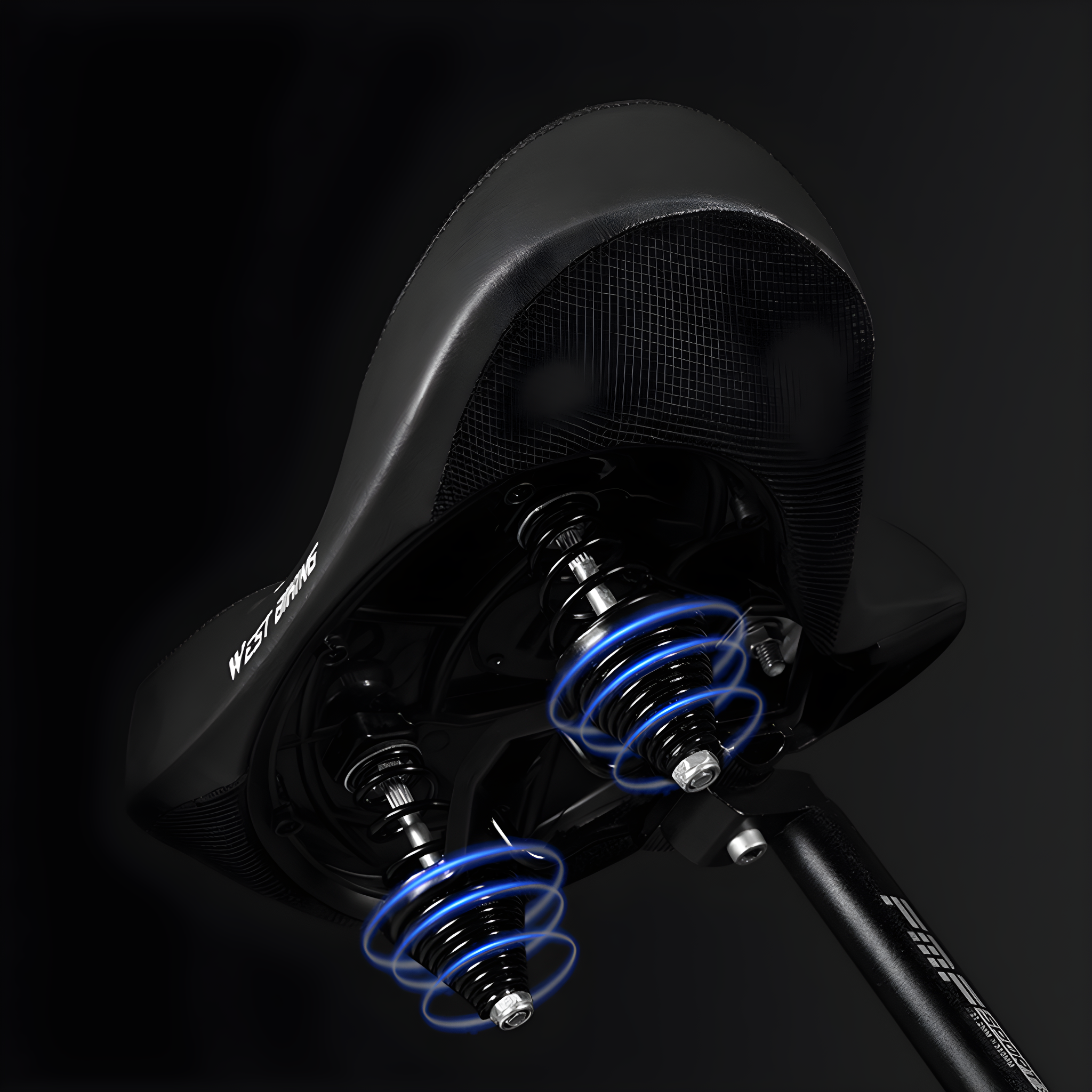 Ergonomic Comfort Bike Seat | Wide Saddle for Mountain & Road Bikes