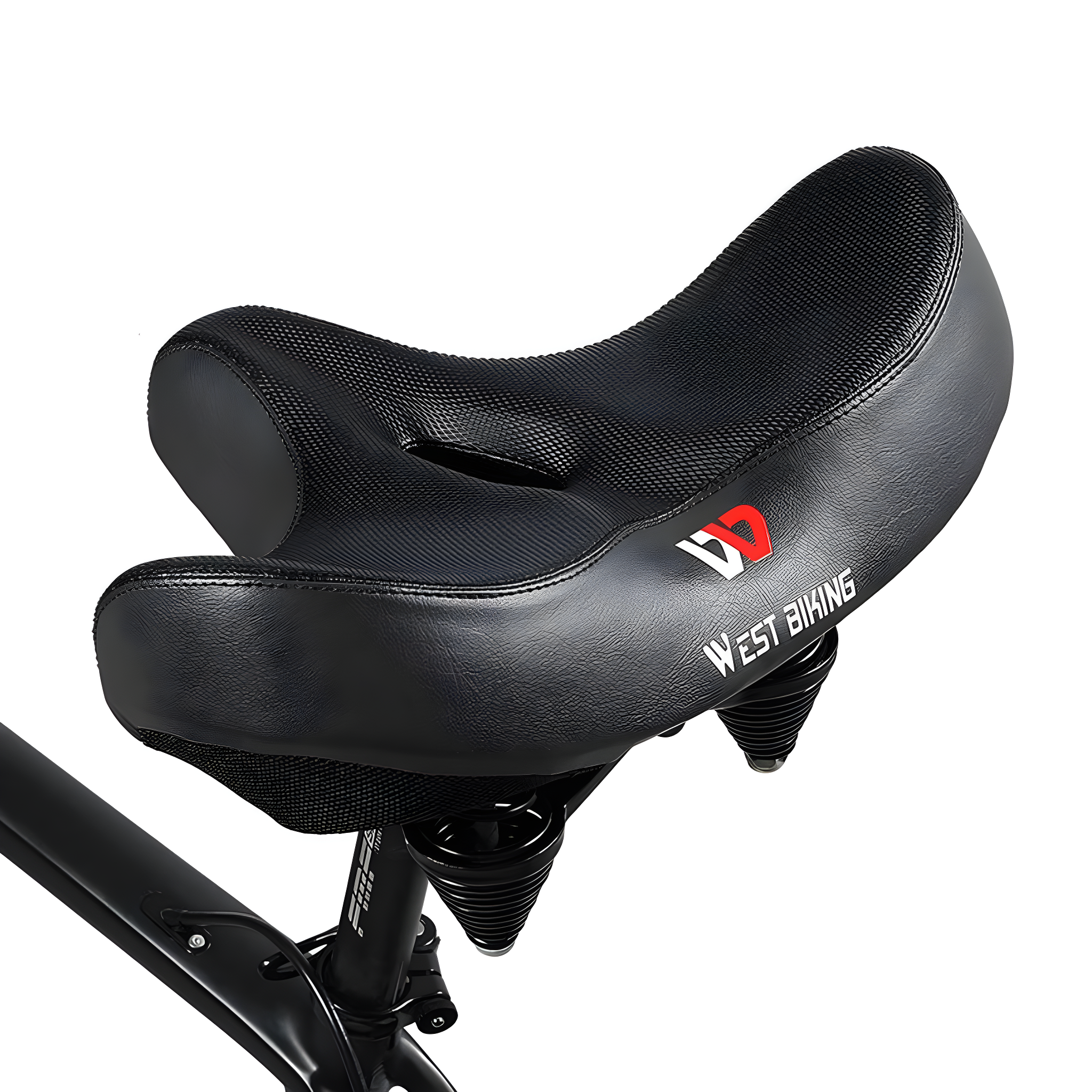 Ergonomic Comfort Bike Seat | Wide Saddle for Mountain & Road Bikes