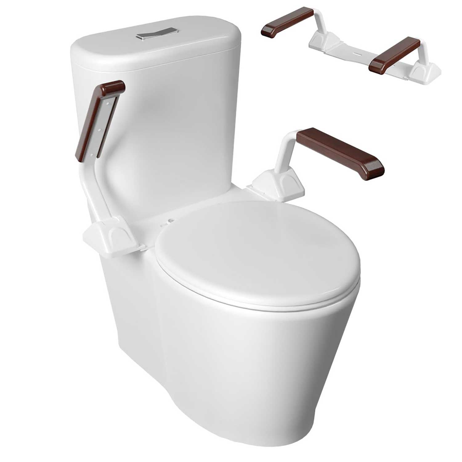 Toilet Safety Rail - Adjustable Heavy-Duty Support for Seniors