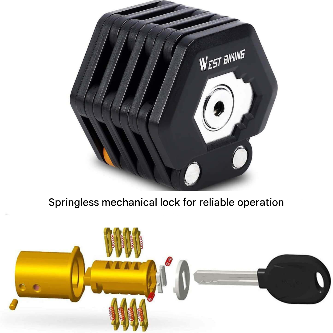 Heavy Duty Anti-Theft Bike Lock | High Security Bicycle Chain