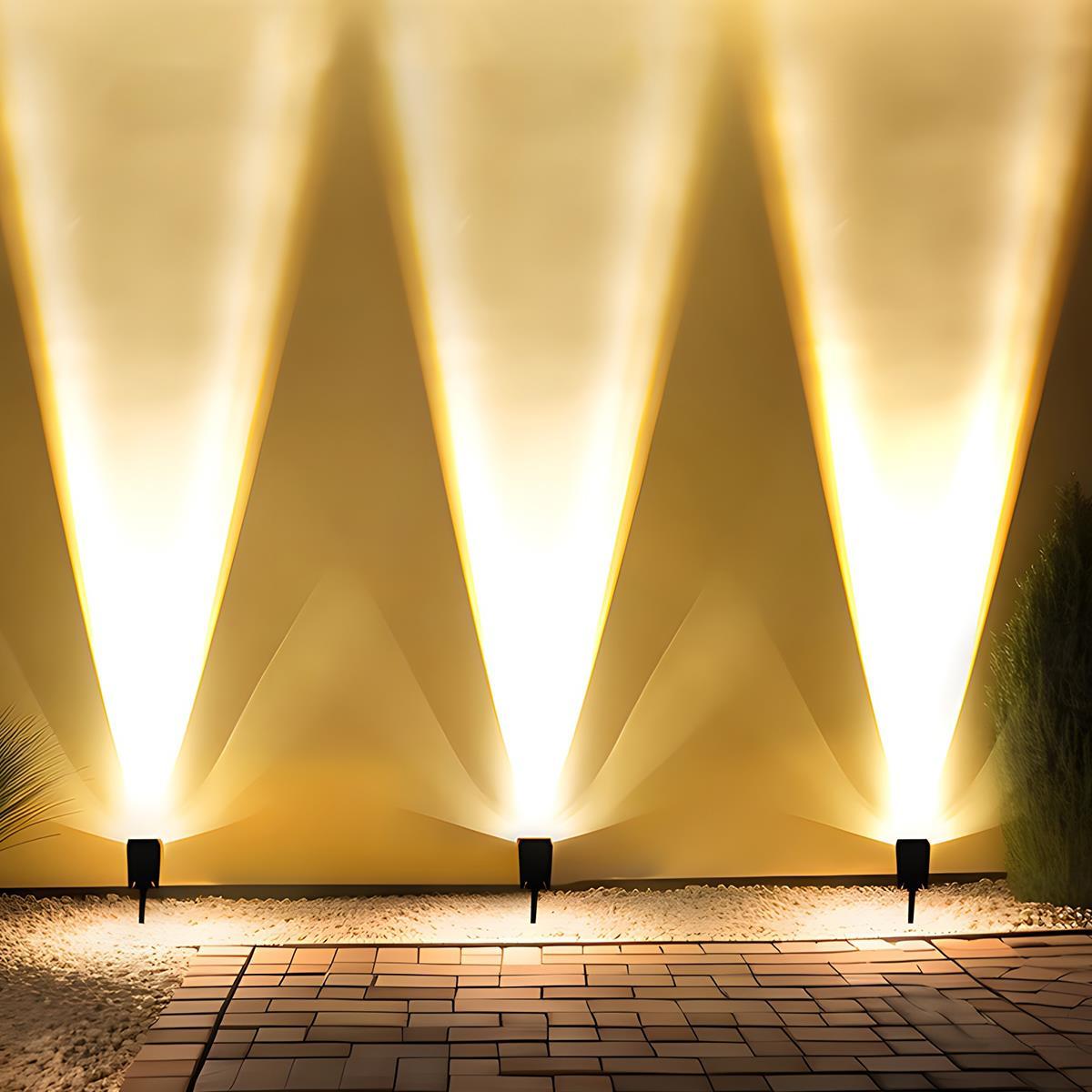 Waterproof Solar LED Spotlight | Adjustable Focus Beam Landscape Light