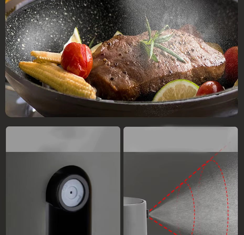 Glass Olive Oil Sprayer | 250ml Air Fryer & Cooking Dispenser