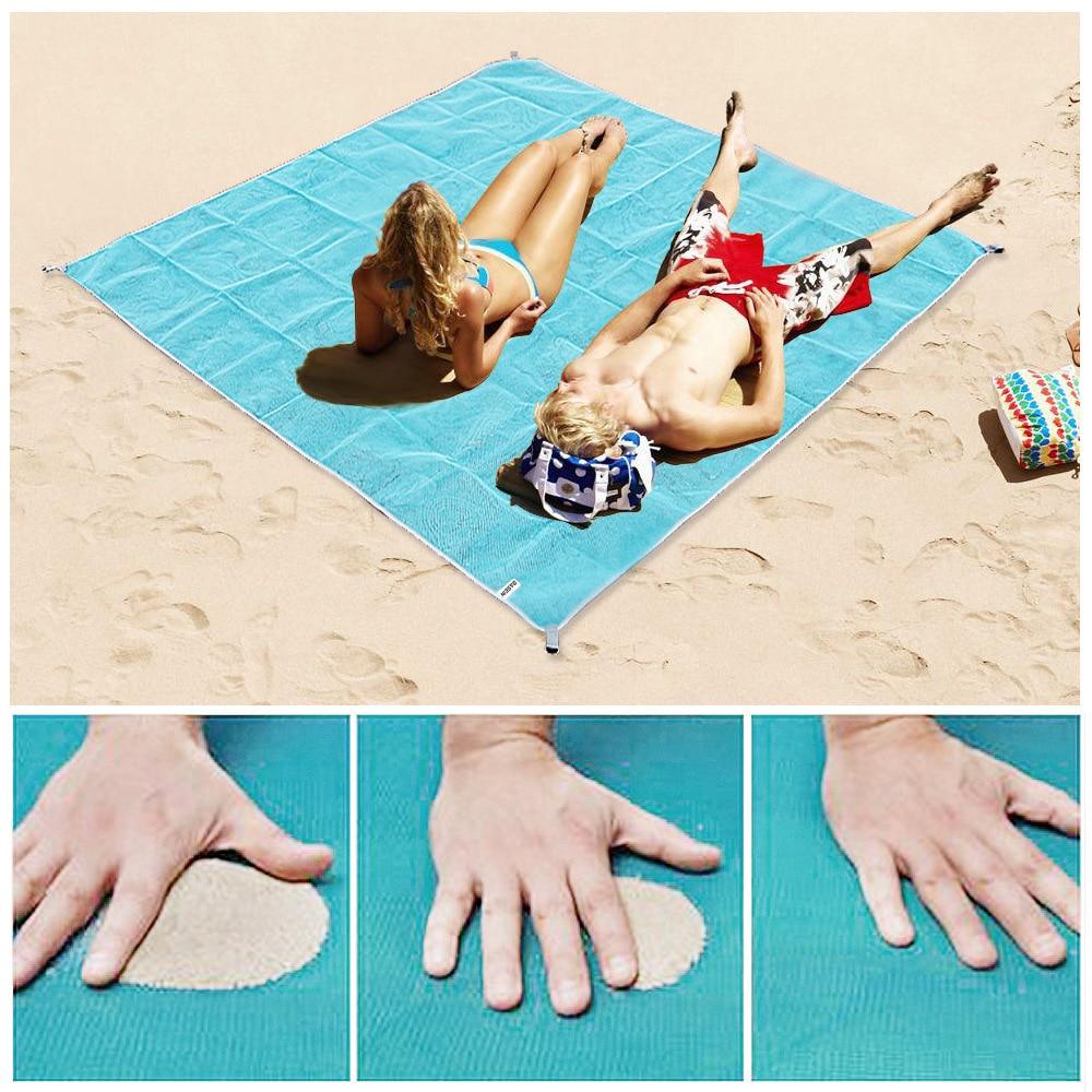 Sand Free Beach XXL Towel and Oversized Picnic Mat 200x200 cm