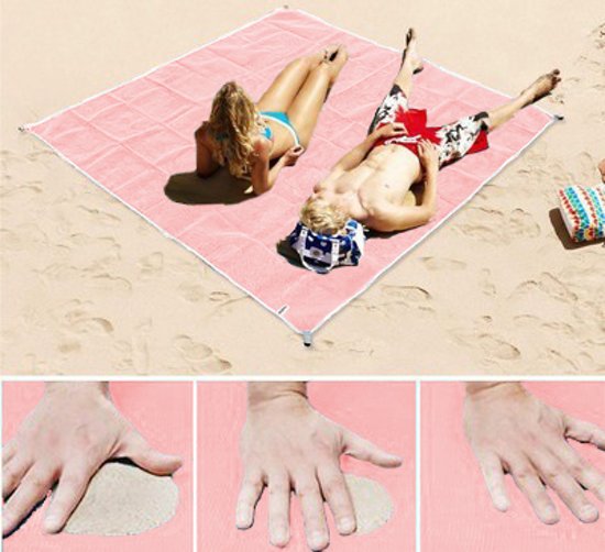 Sand Free Beach XXL Towel and Oversized Picnic Mat 200x200 cm